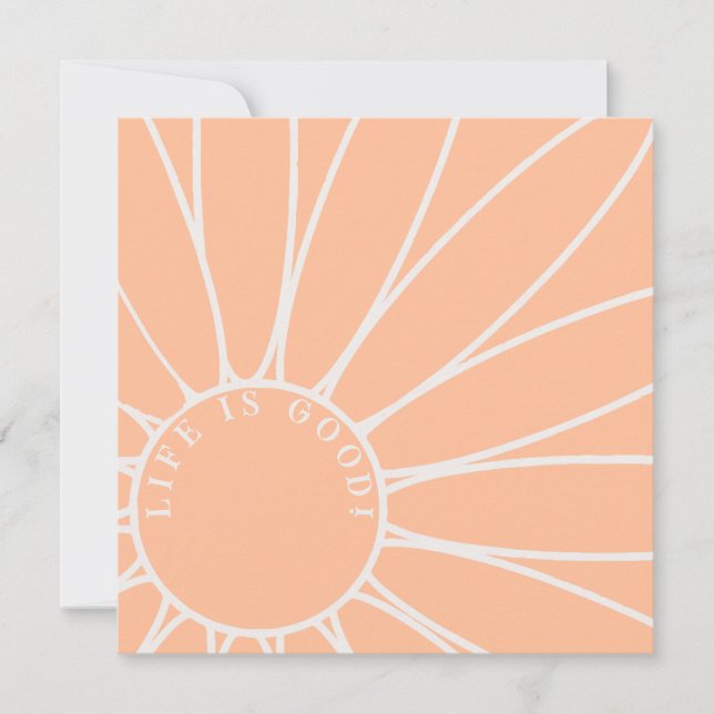 Blume von Gewohnheiten, Pfirsichen und Weißem Himm (Vorderseite)