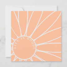 Blume von Gewohnheiten, Pfirsichen und Weißem Himm