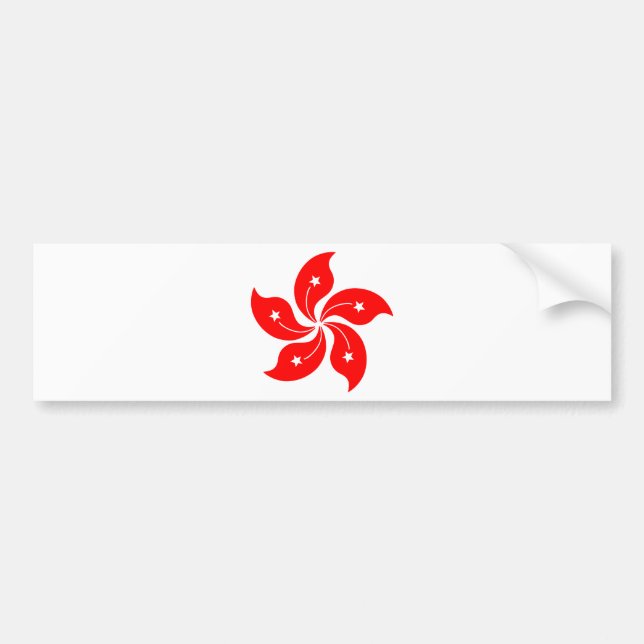 Blume von Hong Kong Autoaufkleber (Vorne)