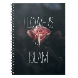 Blume von Islam Notebook muslimah islamic Geschenk Notizblock