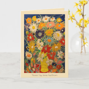 "Blume" von James Paul Brown Greeting Card Karte