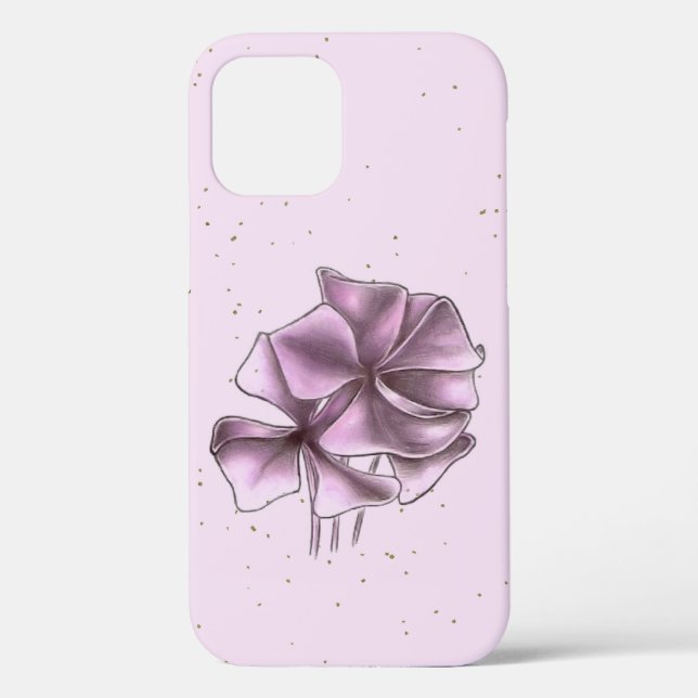 Blume von Lavendel und lila Case-Mate iPhone Hülle (Rückseite)