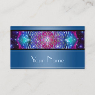 Blume von Leben-/Blume-DES Lebens - Mandala IV Visitenkarte