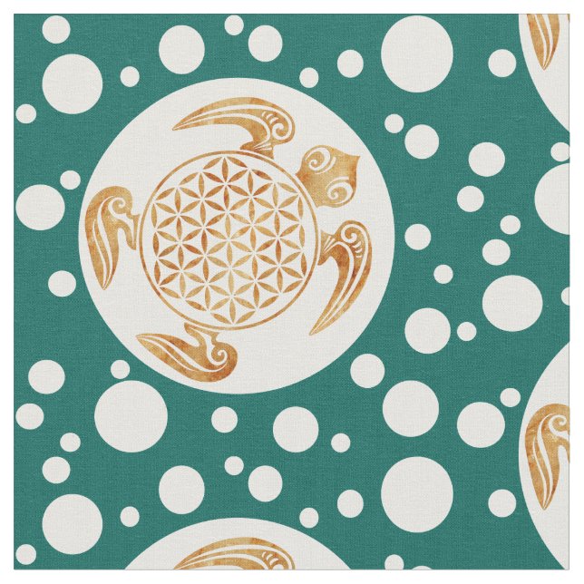 Blume von Leben-/Blume-DES Lebens - Stoff (Nahaufnahme)