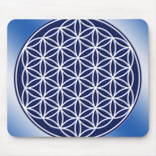 Blume von Leben/Himmel Mousepad (Vorne)