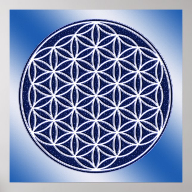 Blume von Leben/Himmel Poster (Vorne)