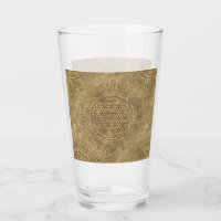 Blume von Leben - Sonne - nahtloses Muster 4