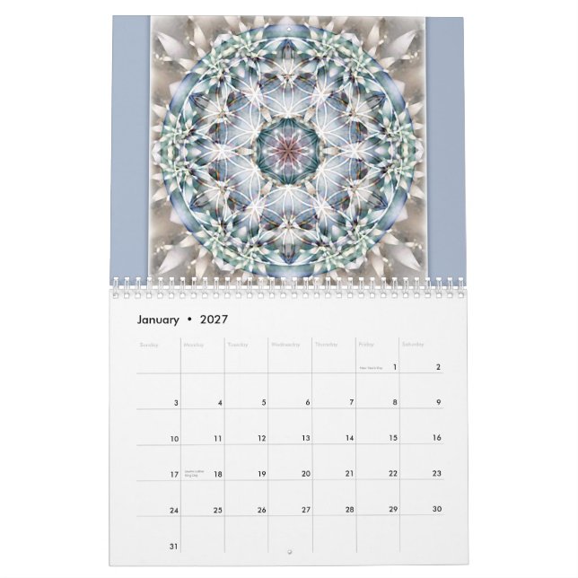 Blume von Lebenmandala-Kalender 2015 Kalender (Jan 2027)