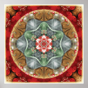 Blume von Life Mandala 2 Poster