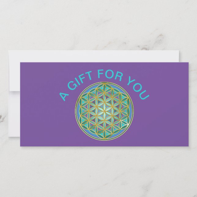 BLUME von LIFE - Sacred Geometrie Design 1 (Vorderseite)