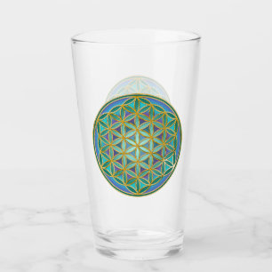 BLUME von LIFE - Sacred Geometrie Design 1 Glas