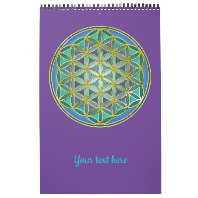 BLUME von LIFE - Sacred Geometrie Design 1 Kalender (Titelbild)