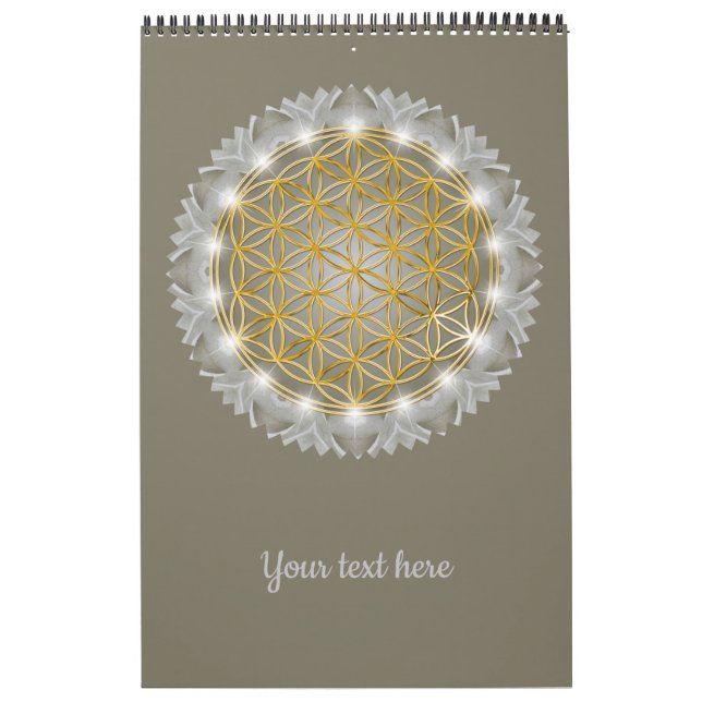 BLUME von LIFE - Sacred Geometrie Light 1 Kalender (Titelbild)