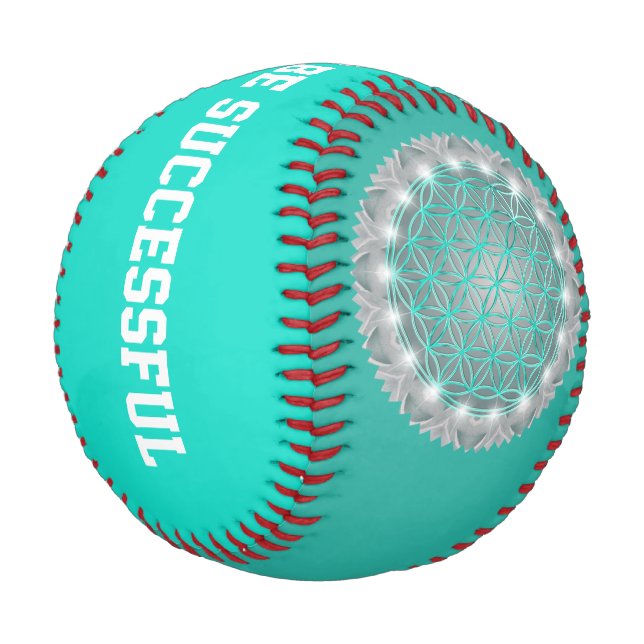 BLUME von LIFE - Sacred Geometrie Light 2 Baseball (Schrägansicht)