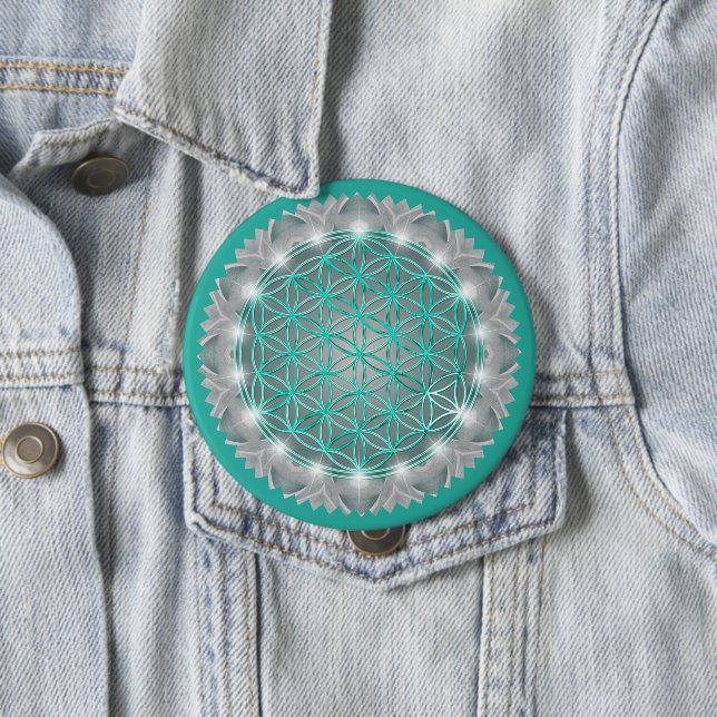 BLUME von LIFE - Sacred Geometrie Light 2 Button (Beispiel)