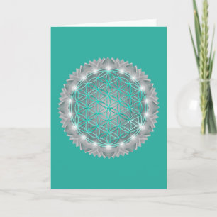 BLUME von LIFE - Sacred Geometrie Light 2 Karte