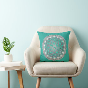 BLUME von LIFE - Sacred Geometrie Light 2 Kissen