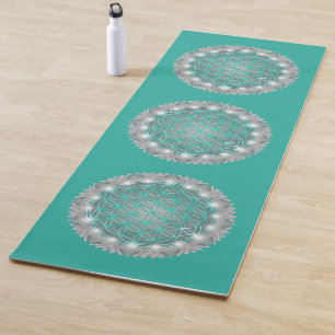 BLUME von LIFE - Sacred Geometrie Light 2 Yogamatte