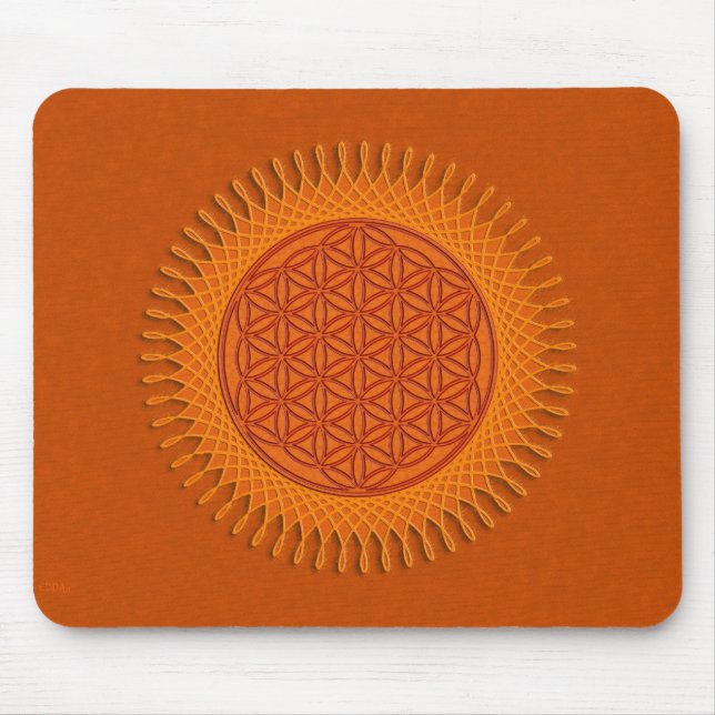 Blume von Live/Sonnengestaltung Mousepad (Vorne)