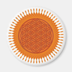 Blume von Live / sonniges Design Magnet
