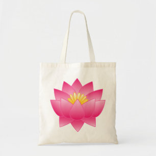 blume von Lotusblume Tragetasche