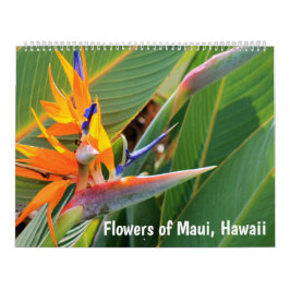 Blume von Maui Hawaii Kalender