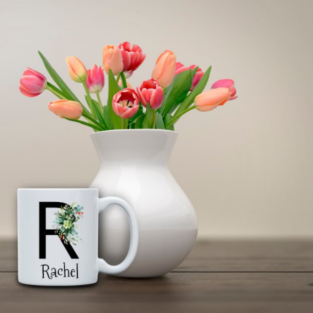 Blume von Monogramm Kaffee-Tasse Kaffeetasse (Von Creator hochgeladen)