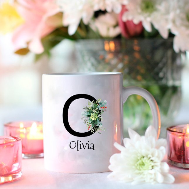 Blume von Monogramm Kaffee-Tasse Kaffeetasse (Von Creator hochgeladen)