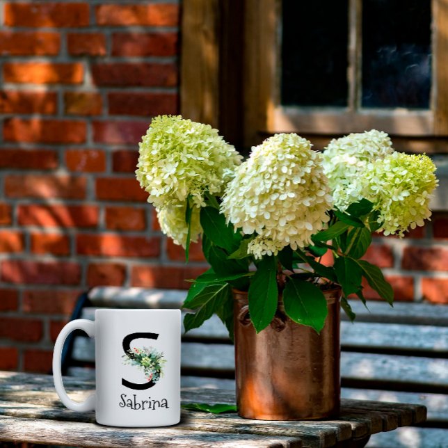 Blume von Monogramm Kaffee-Tasse Kaffeetasse (Von Creator hochgeladen)