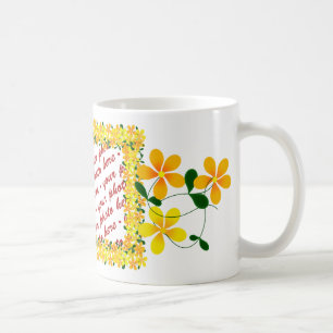 Blume von Orange und Gelb Tasse