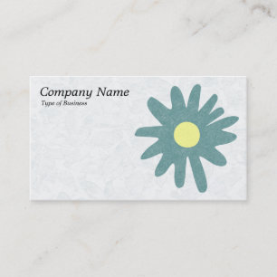 Blume von Papier - Moss Green Visitenkarte
