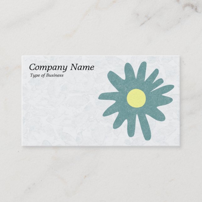 Blume von Papier - Moss Green Visitenkarte (Vorderseite)