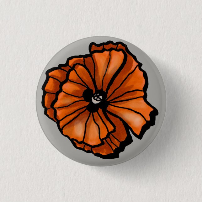 Blume von Primavera Button (Vorderseite)