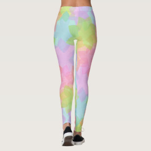 Blume von Regenbogenfarben, Viele Farbmuster Leggings