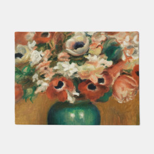 Blume von Renoir Impressionist Art Malerei Fußmatte