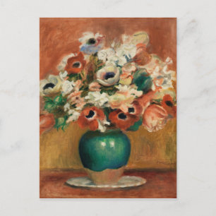 Blume von Renoir Impressionist Art Malerei Postkarte