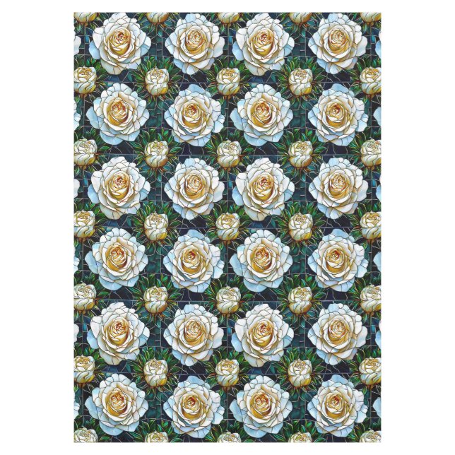 Blume von Rosen Tischdecke (Vorderseite)