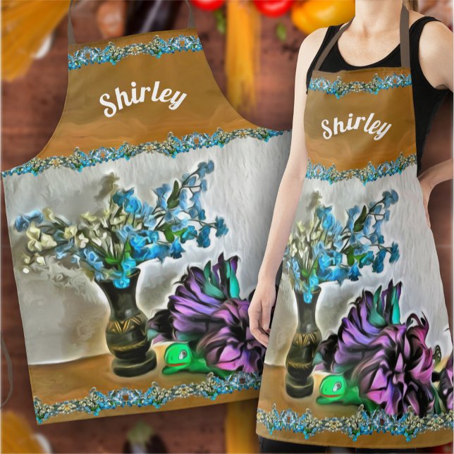 Blume von Seide und Mais 2190 Schürze (Von Creator hochgeladen)