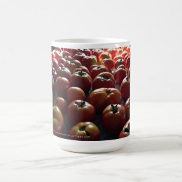 Blume von Tomaten/Paradeisern Kaffeetasse