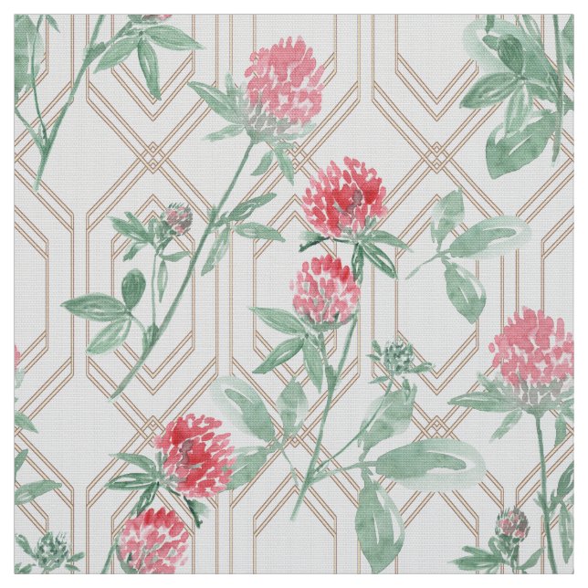Blume von Wasserfarben Stoff (Muster)