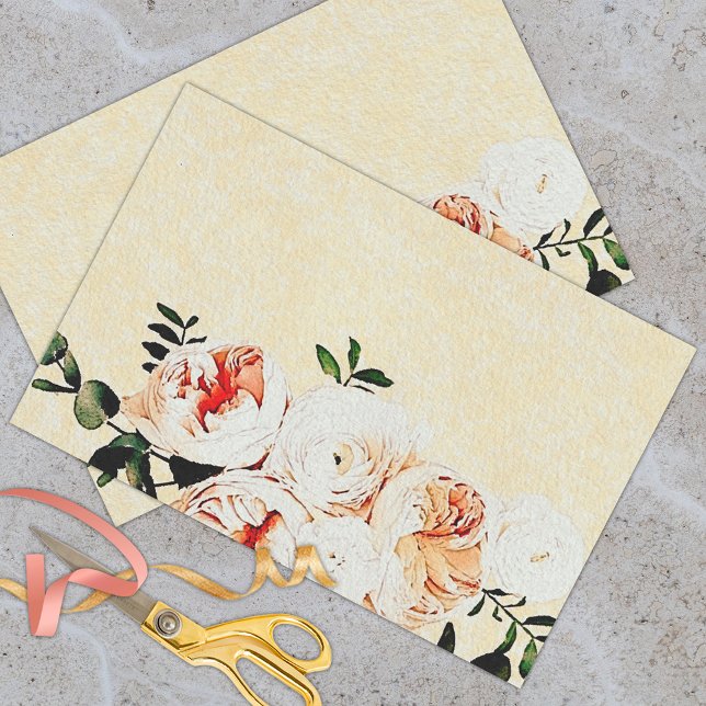 Blume von Wasserfarben und Eukalyptus Bouquet Seidenpapier (Von Creator hochgeladen)