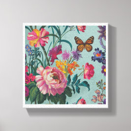 Blume Wallart Leinwanddruck