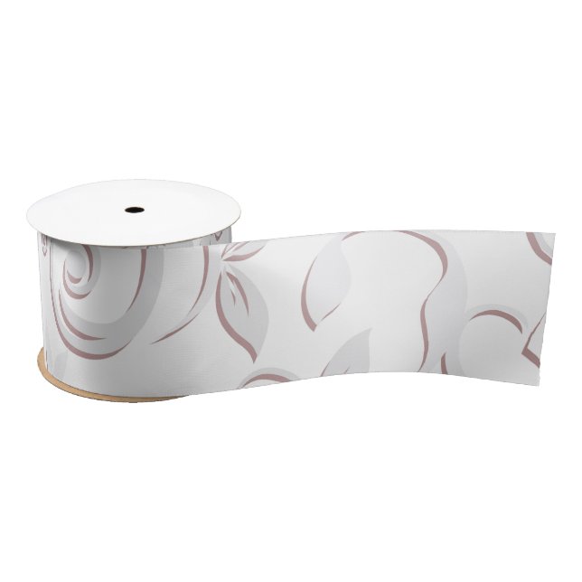 Blume - Wandpapier 1 Satinband (Spule)