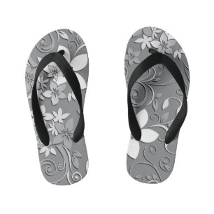 Blume-Wandpapier 2 Kinderbadesandalen