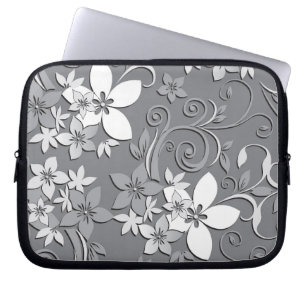 Blume-Wandpapier 2 Laptopschutzhülle