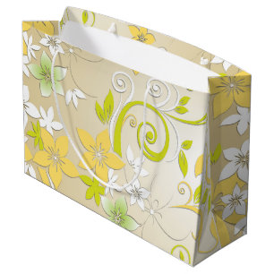Blume - Wandpapier 3 Große Geschenktüte