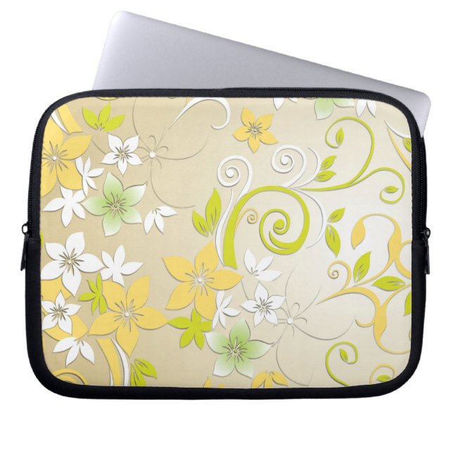 Blume - Wandpapier 3 Laptopschutzhülle (Vorderseite)