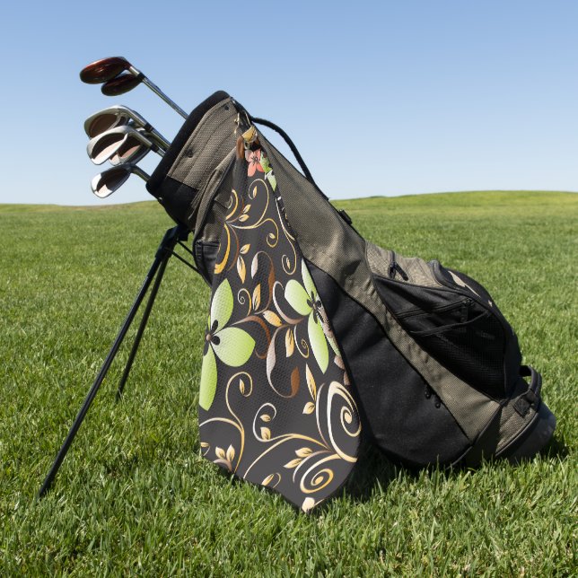 Blume - Wandpapier 4 Golfhandtuch (Gras)