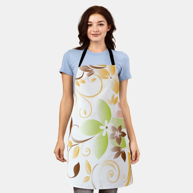 Blume - Wandpapier 5 Schürze (Getragen)