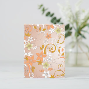 Blume - Wandpapier 8 Feiertagspostkarte